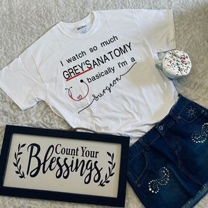 Grey's Anatomy Surgeon custom Tshirt